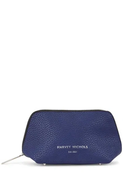 Harvey Nichols Small Cosmetics Case In Navy Blue