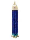 Harwell Godfrey 18k Yellow Gold Lapis Beaded-tassel Pendant In Blue