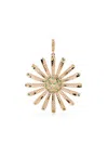 Harwell Godfrey 18kt Yellow Gold Major Sunflower Tsavorite Pendant In Gold