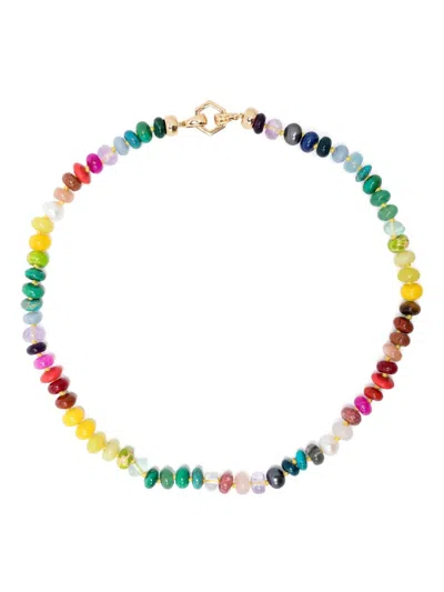 Harwell Godfrey 18k Yellow Gold Rainbow Bead Foundation Necklace