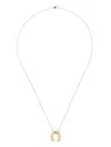 Harwell Godfrey 18kt Yellow Gold Mini Horseshoe Pendant Necklace In Gold