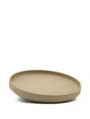 Hasami Porcelain Round-shape Plate In Neutral
