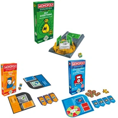 Hasbro Free Parking, Buy Everything & Go To Jail Expansion Bundle