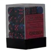Hasbro Gemini 7 12mm D6 Black Starlight With Red Dice