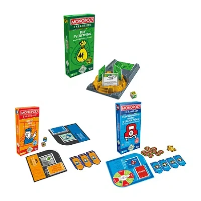 Hasbro New Monopoly Expansion Bundles 3-pc. Board Game In Multi