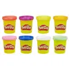 Hasbro Play-doh Rainbow Non-toxic Modeling Compound Toys, Multi Color - Pack Of 8