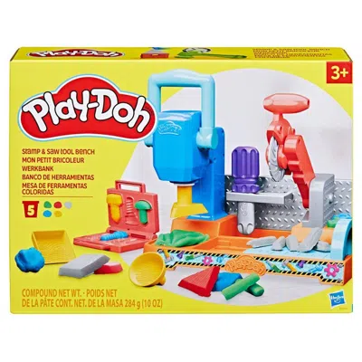 HASBRO PLAY-DOH STAMP N SAW WORKBENCH TOYS