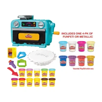 Hasbro Super Slice Cake Maker With Funfetti Or Metallics Play-doh 22-pc. Dough In Multi
