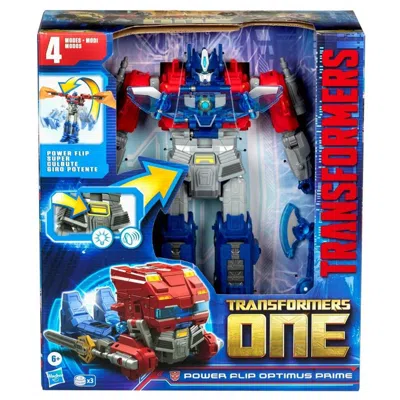 Hasbro Transformers One Power Flip Optimus Prime Figures
