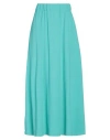 #hashtagmart Woman Maxi Skirt Turquoise Size M Cotton, Elastane In Blue
