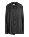 #hashtagmart Woman Shirt Charcoal Size M Viscose, Elastic Fibres In Grey