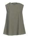 #hashtagmart Woman Top Military Green Size M Viscose, Nylon, Elastane In Green