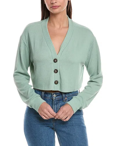 Hashttag Crop Top In Green