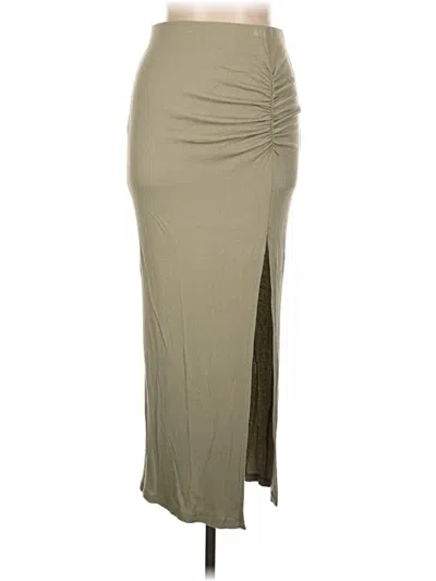 Pre-owned Hashttag Intrend Formal Skirt In Brown