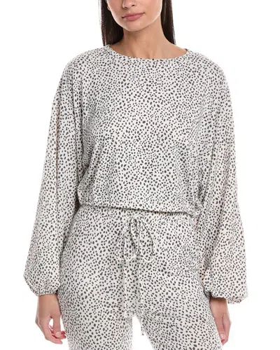 Hashttag Mini Dalmatian Top In White