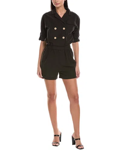 Hashttag Romper In Black