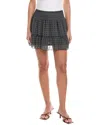 Hashttag Smocked Waist Ruffle Skirt