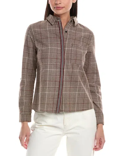 Hashttag Tape Trim Shirt