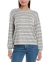 Hashttag Twisted Back Top In Grey
