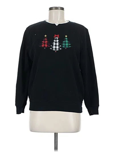 Pre-owned Hasting & Smith Pullover Sweater In Black
