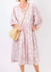 Hat Attack Amalfi Beach Dress In Tan In Multi