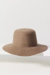 Hat Attack Anna Velour Bucket Hat In Brown