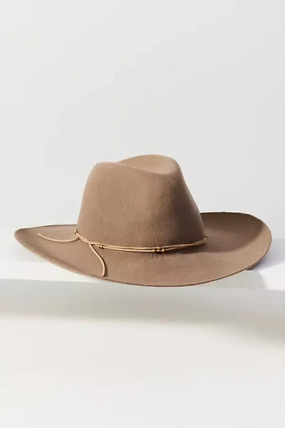 Hat Attack Aspen Wool Felt Rancher In Brown