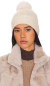 Hat Attack Beanie Cashmere Cuff In Ivory