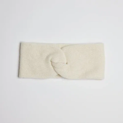 Hat Attack Cashmere Headband In Ivory