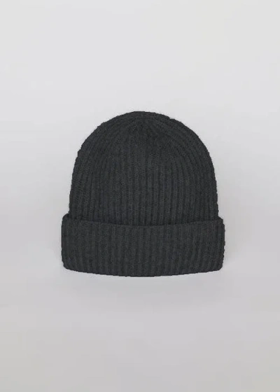 Hat Attack Cashmere Rib Beanie In Black