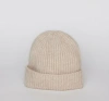 Hat Attack Cashmere Rib Beanie In Oatmeal