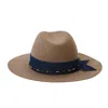 Hat Attack Charlotte Felt Fedora Hat In Taupe/denim In Multi