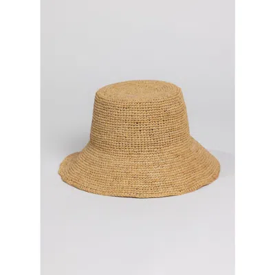 Hat Attack Chic Crochet Bucket Hat In Burgundy