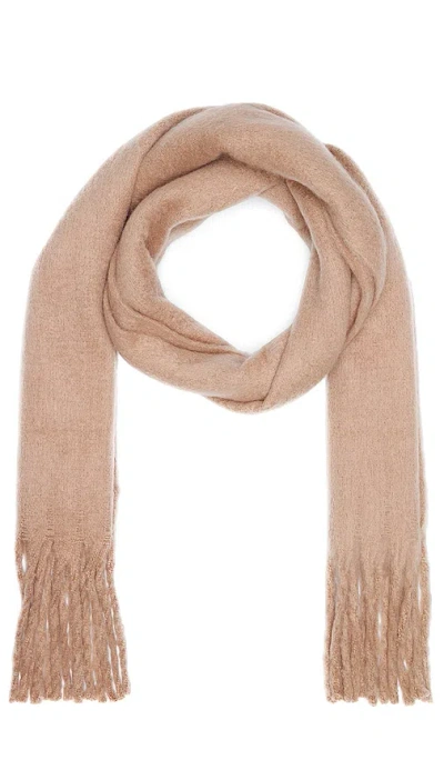 Hat Attack Chic Solid Scarf In Tan