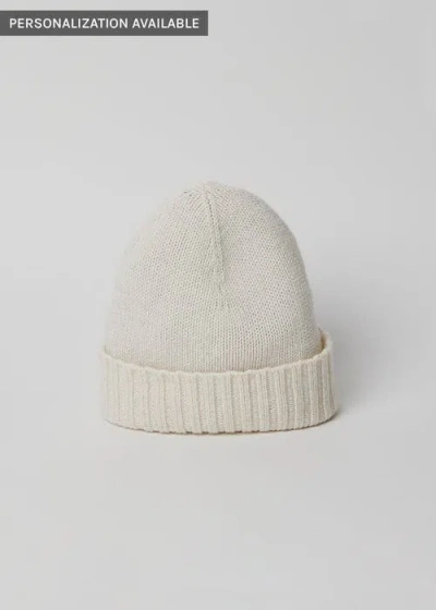 Hat Attack Classic Cashmere Slouch Hat In White