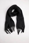 Hat Attack Cozy Solid Scarf In Black