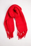 Hat Attack Cozy Solid Scarf In Red