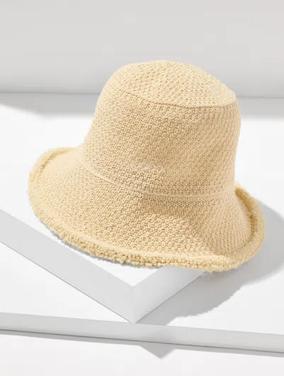 Hat Attack Dan Penny Woven Bucket Hat - Natural - 001 Talbots In Brown