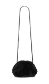 Hat Attack Faux Fur Clutch In Black