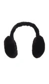 Hat Attack Faux Fur Earmuff In Black
