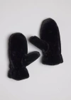 Hat Attack Faux Fur Mitten In Black