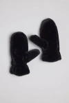 Hat Attack Faux Fur Mitten In Black