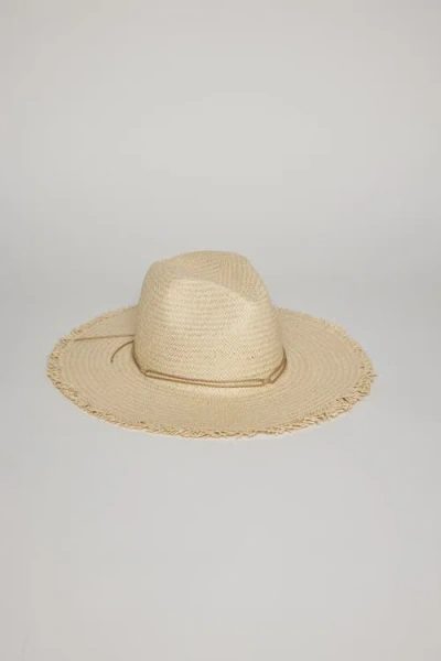 Hat Attack Fringed Traveler Continental In Natural/tan