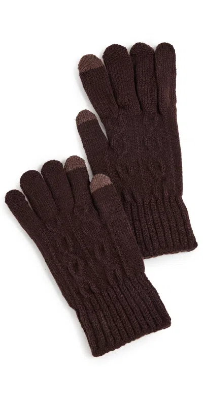 Hat Attack Frosty Touch Gloves Chocolate