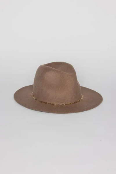 Hat Attack Harper In Taupe/gold