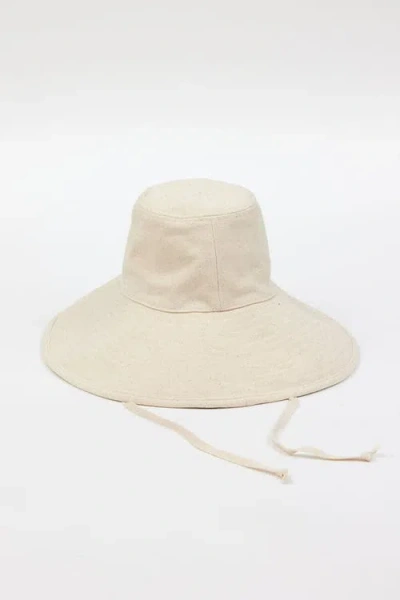 Hat Attack Livvy Canvas Sunhat In Neutral
