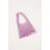 Hat Attack Lizzie Cotton Mini Bag In Lavendar