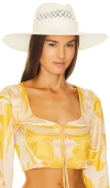 Hat Attack Luxe Packable Sun Hat In White