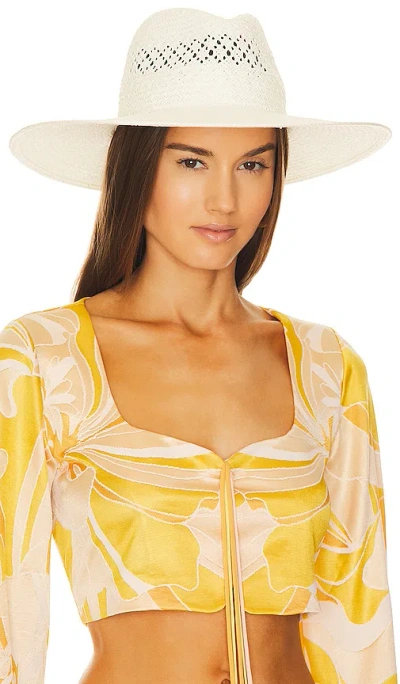 Hat Attack Luxe Packable Sun Hat In Bleach