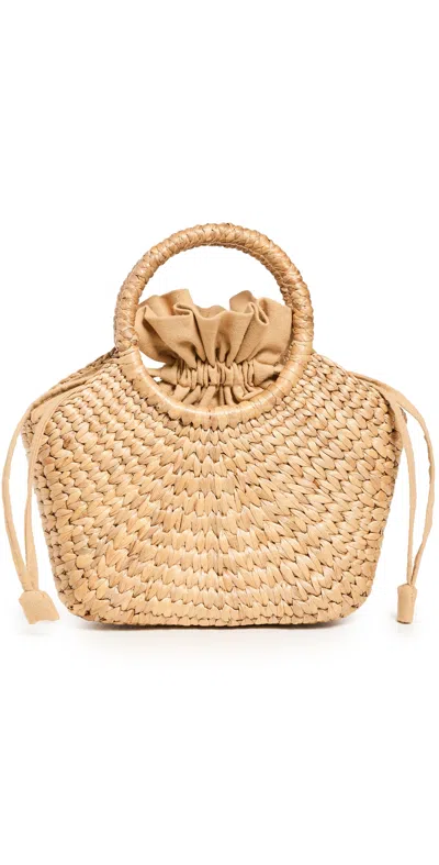 Hat Attack Marley Mini Tote Natural In Pink